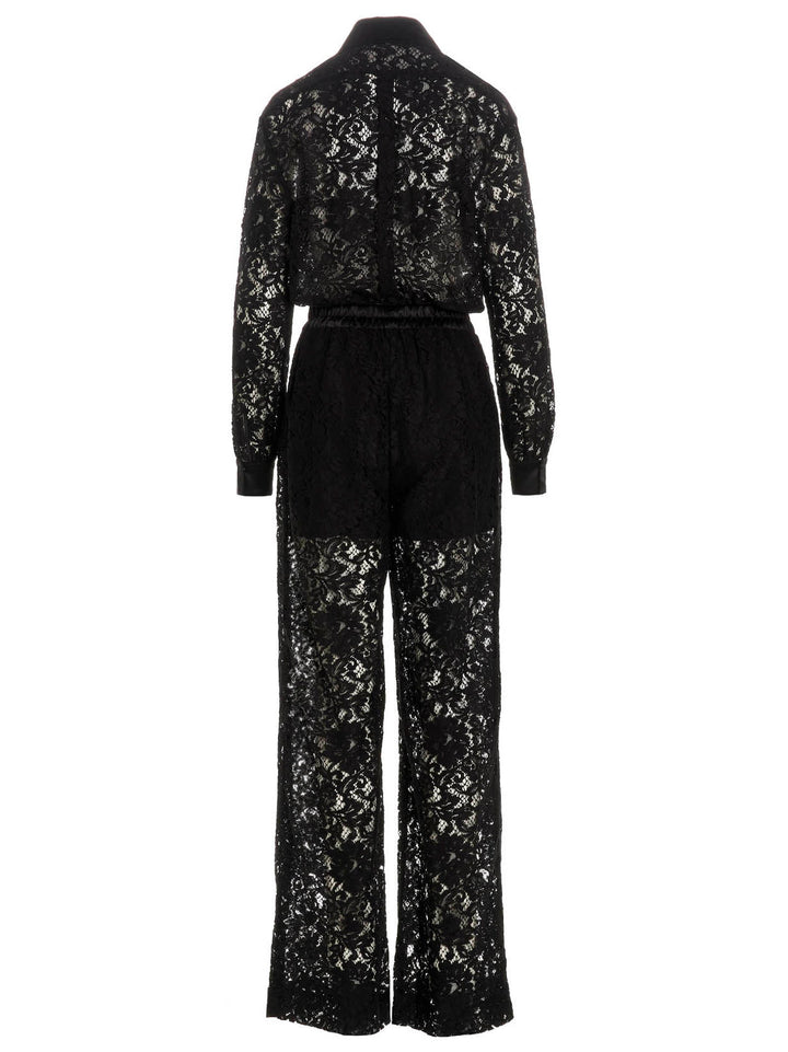 Dolce & Gabbana Cord Lace One-Length Bodysuit Jewelry - Black | 4bebd79ab75bb29691dd2985910c9b149d729dc0