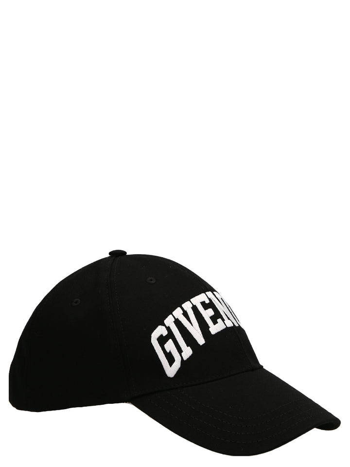 Curved Logo Hats Black