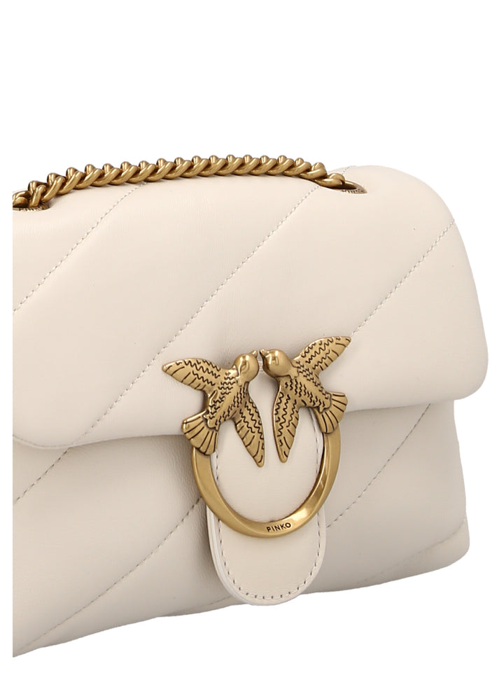 Pinko Love Mini Puff Crossbody Bags - White | 5c878c5e694e23abc926de388d11deb3f1c70fc2