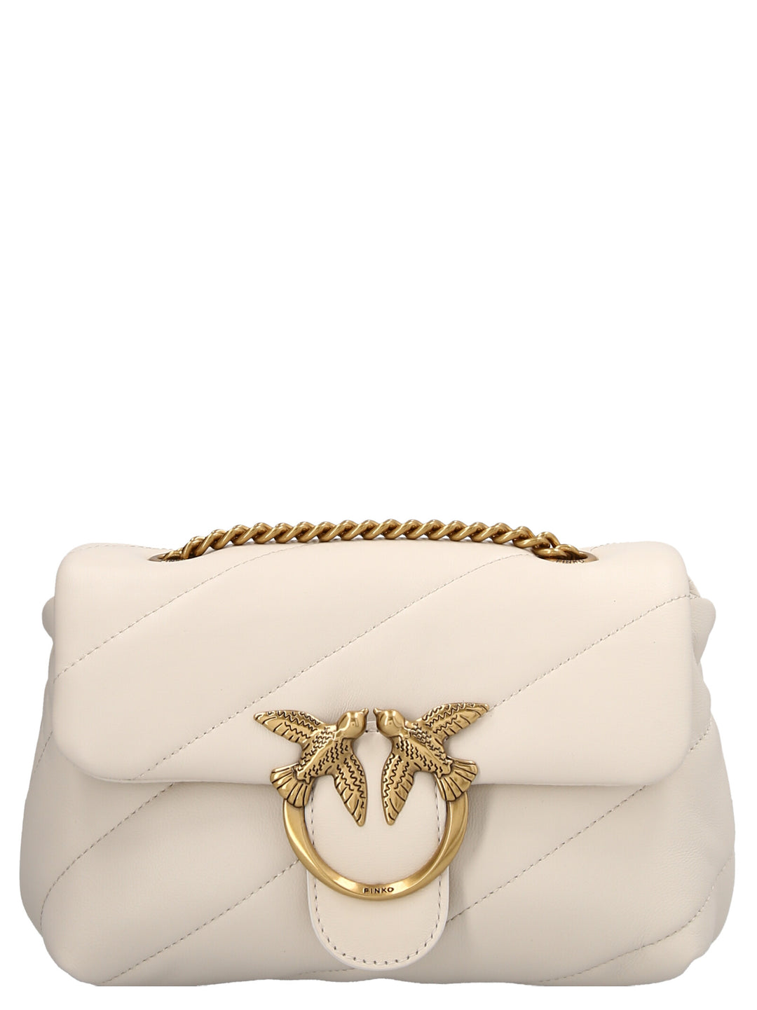 Pinko Love Mini Puff Crossbody Bags - White | bb5f8b73ca19a5f6ec03a8187c864bf0763fef76