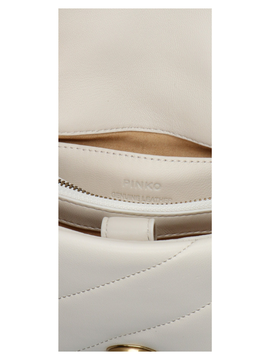 Pinko Love Mini Puff Crossbody Bags - White | 13f0d26add9554352b04a7afabd084fd1a3f58ed