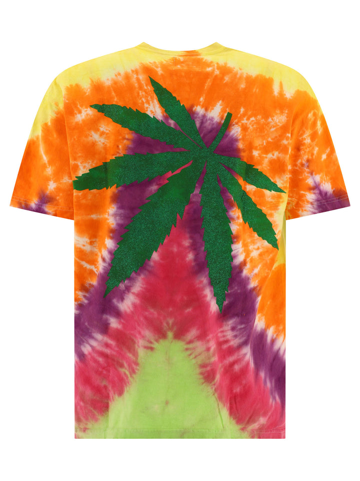 Tie Dye Weed T-Shirts Yellow