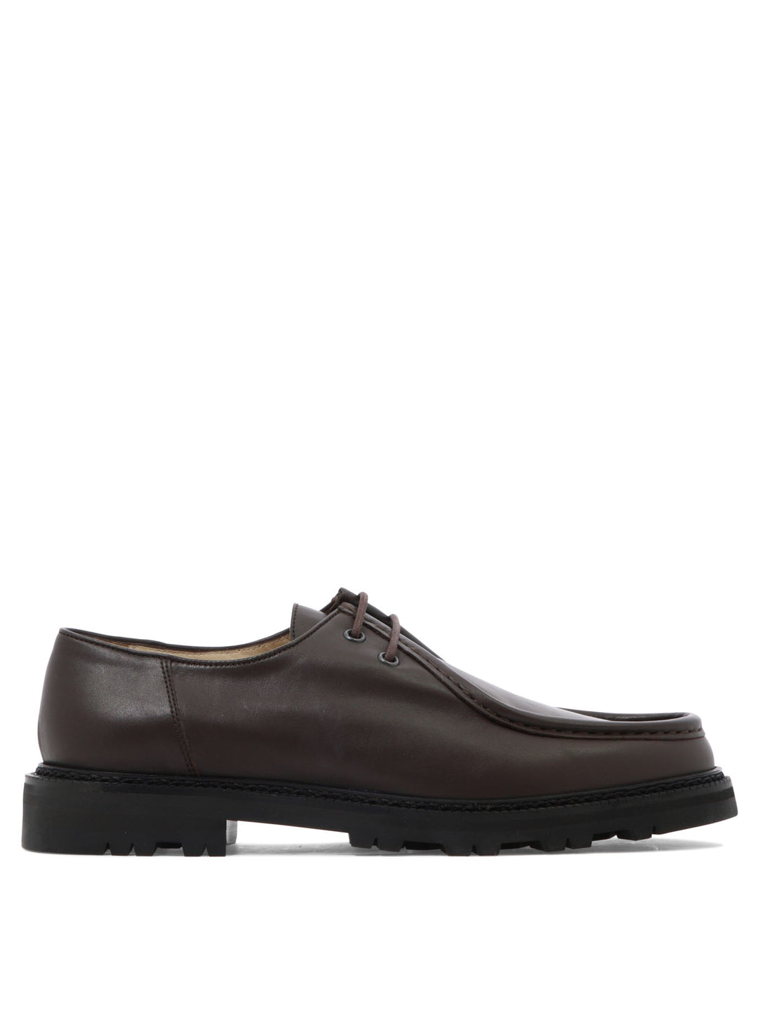 University Lace-Up Shoes Brown