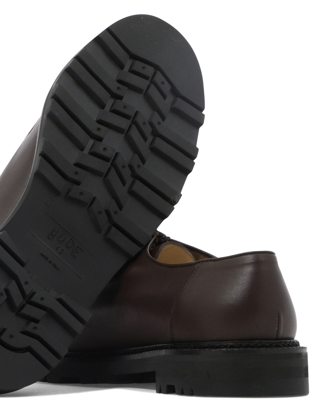 University Lace-Up Shoes Brown