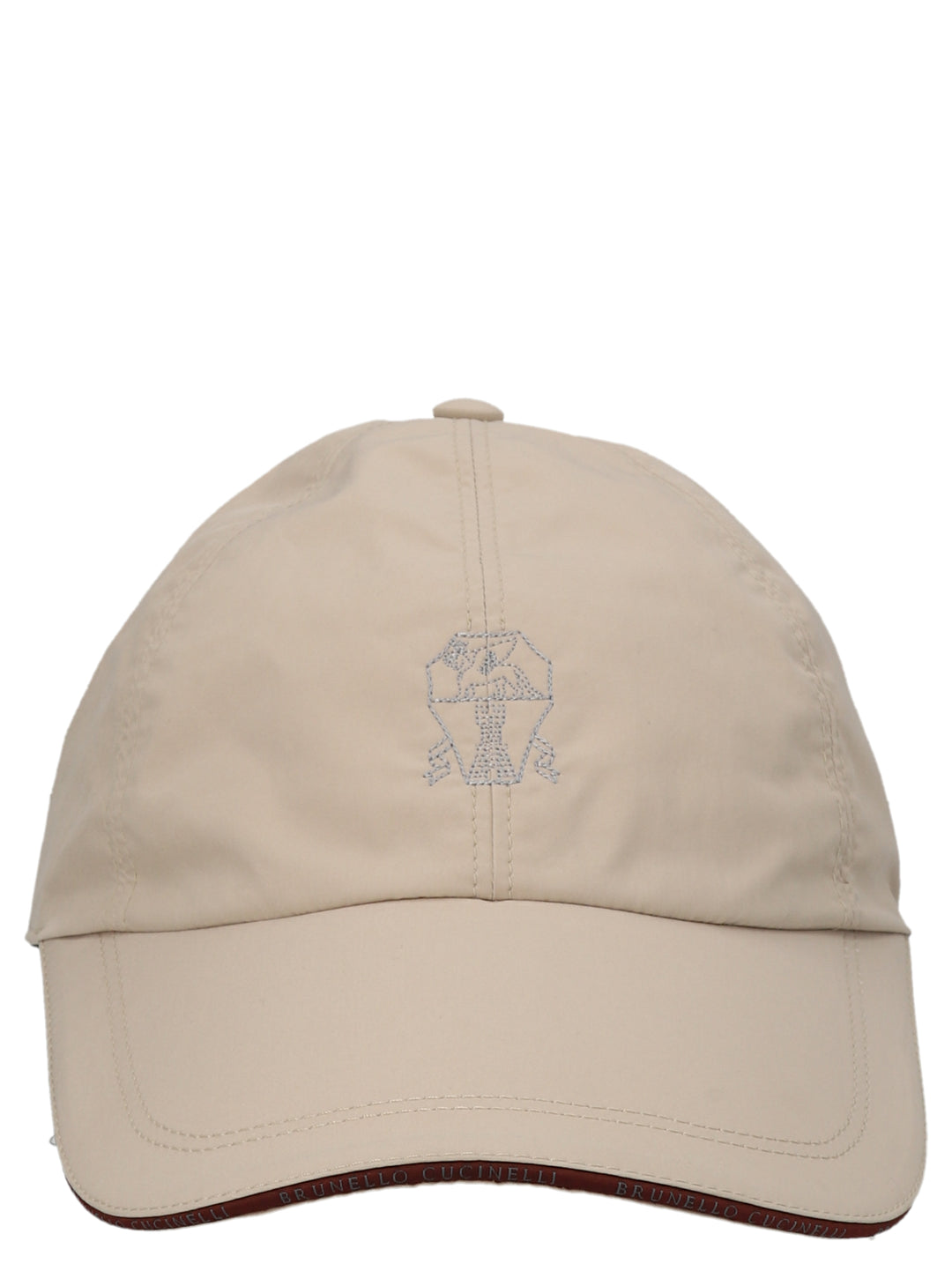 Logo Embroidery Cap Hats Beige