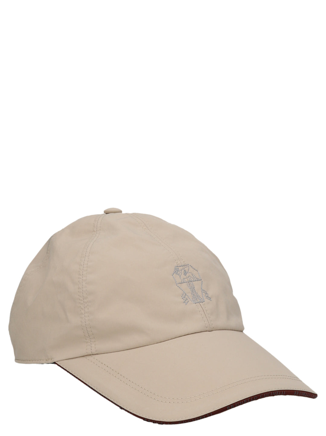 Logo Embroidery Cap Hats Beige