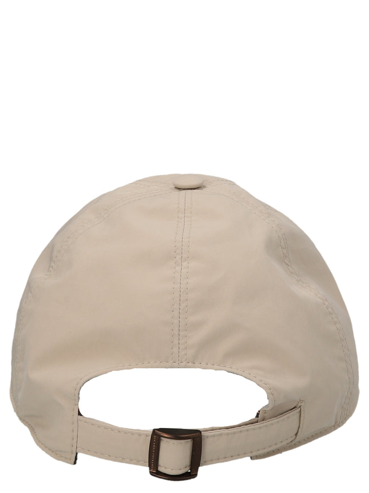 Logo Embroidery Cap Hats Beige