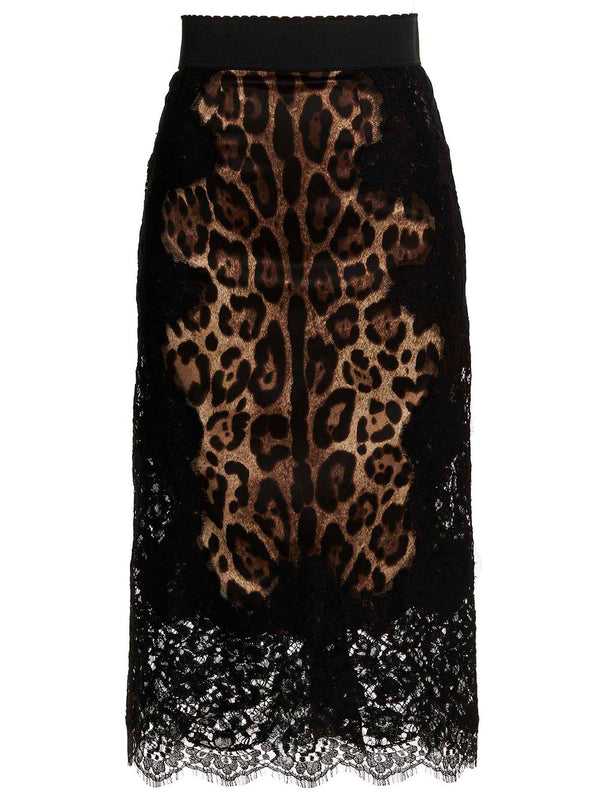 Animalier Skirt Skirts Multicolor