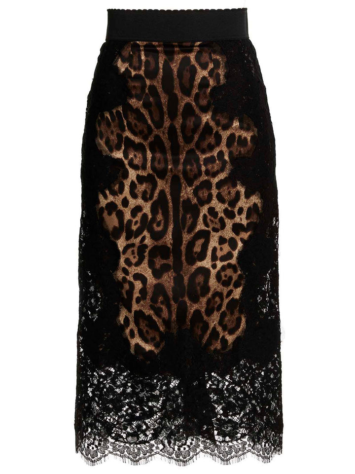 Dolce & Gabbana Animalier Skirt Skirts - Multicolor | 9eeac8a243a01ec6758e3895c1c1e70aeccaa88d