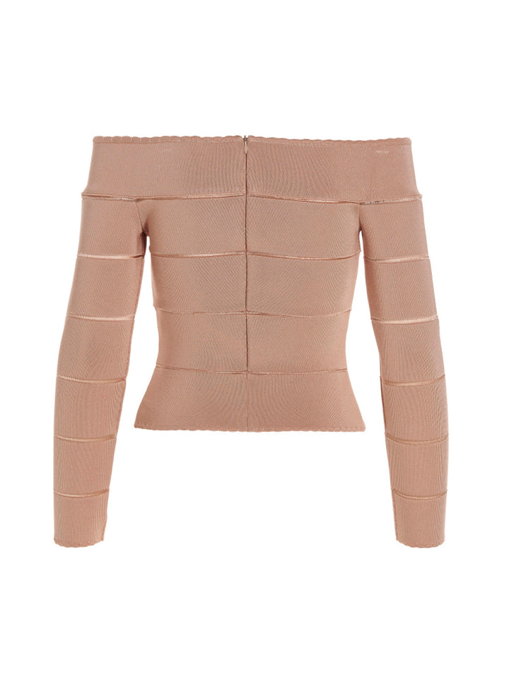 Alexandre Vauthier Off-Shoulder Top Tops - Pink | cb44a4db28e643e28fbe201997579c96ee9abe50