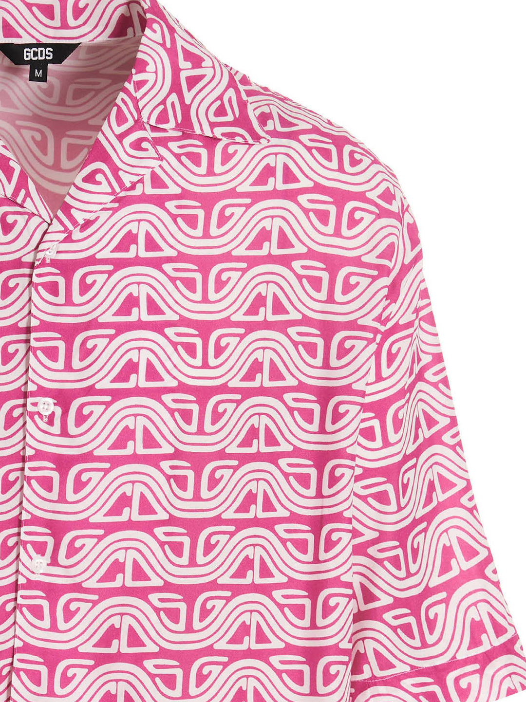 Gcds Waved Logo Shirt and Blouse - Fuchsia | a216160aee313c83eb619683316c260edcae2a65