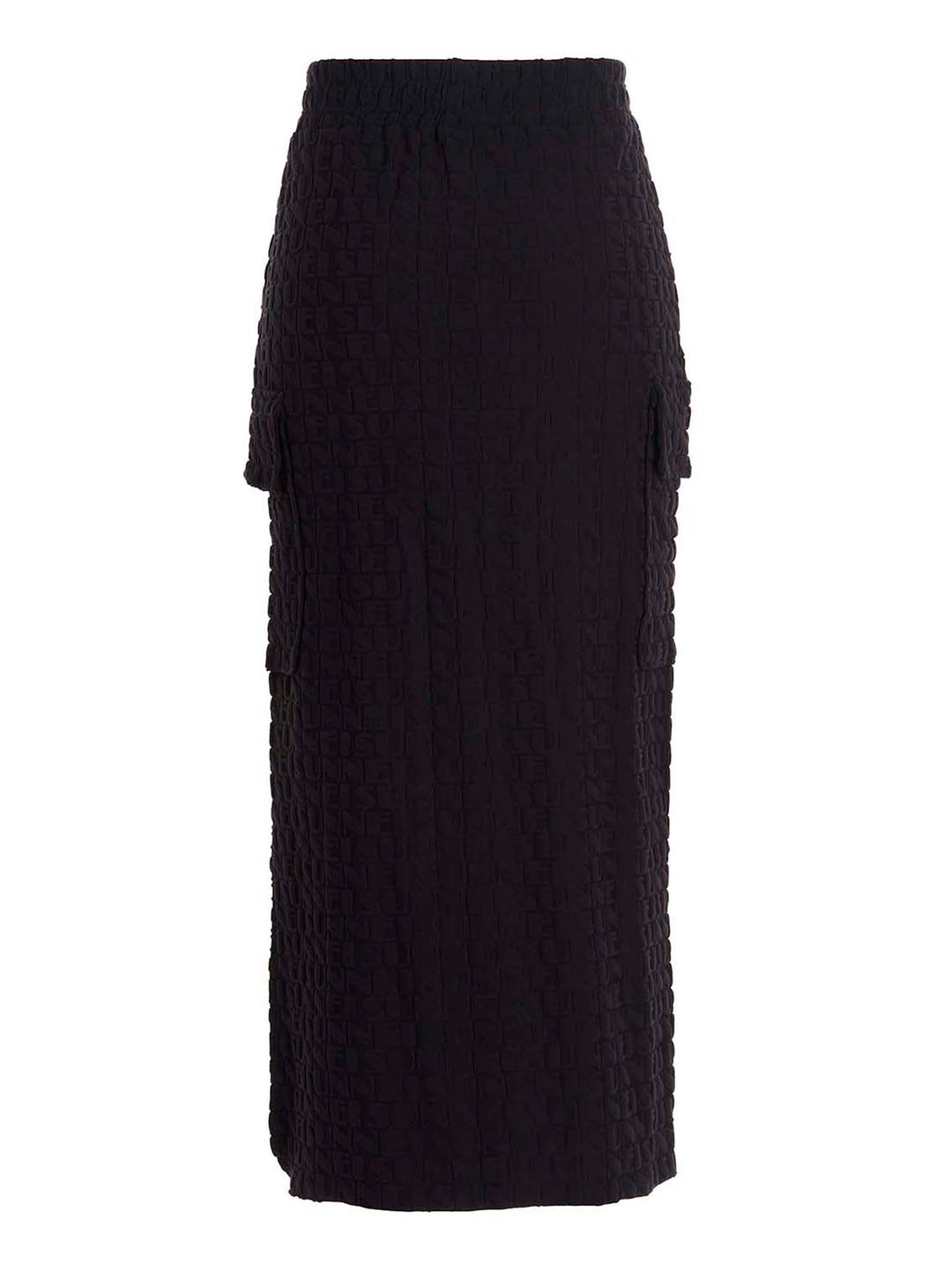 Sunnei Gonna Midi Logo All Over Skirts - Blue | 2bb64a263460d7baa10ada0f06dcdbd5a2870c52