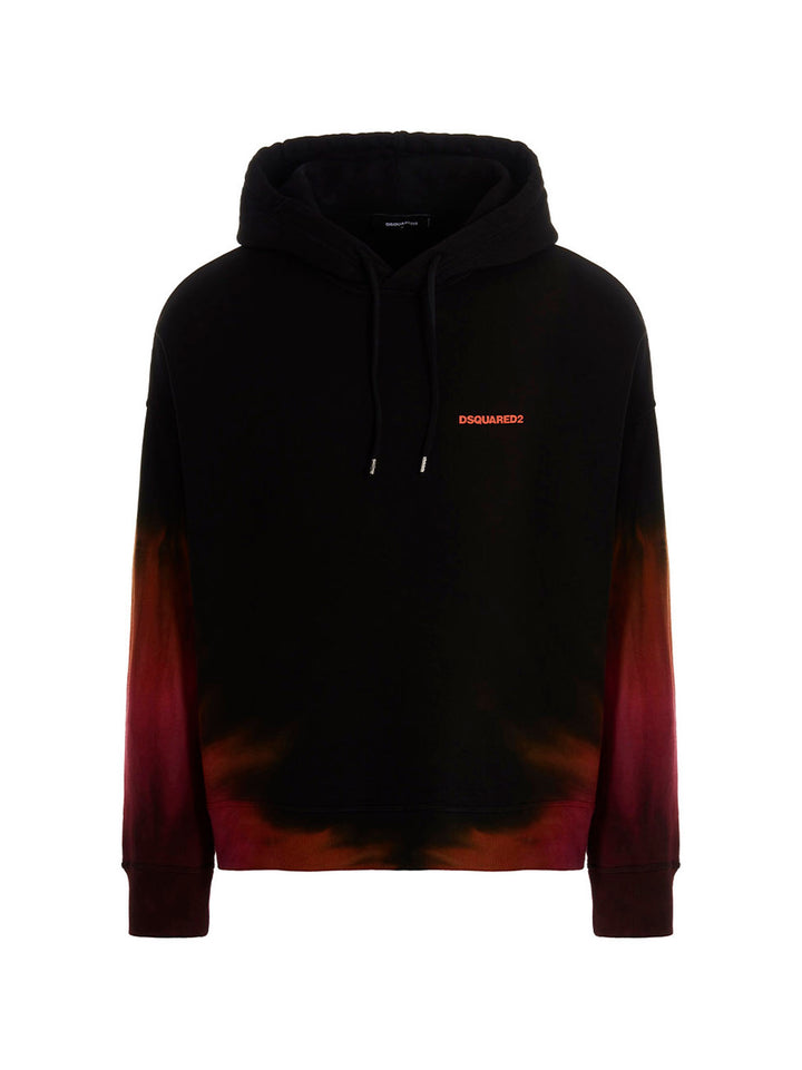 Dsquared2 D2 Flame Sweatshirt - Black | 897fbebf72efde20f3728883b9c408b11eb3702c