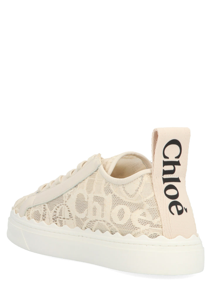 Chloé Lauren Sneakers - Beige | 94f80979a8063f4b8d2405d558825733f4b5dd73