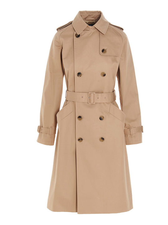Greta Coats And Trench Coats Beige