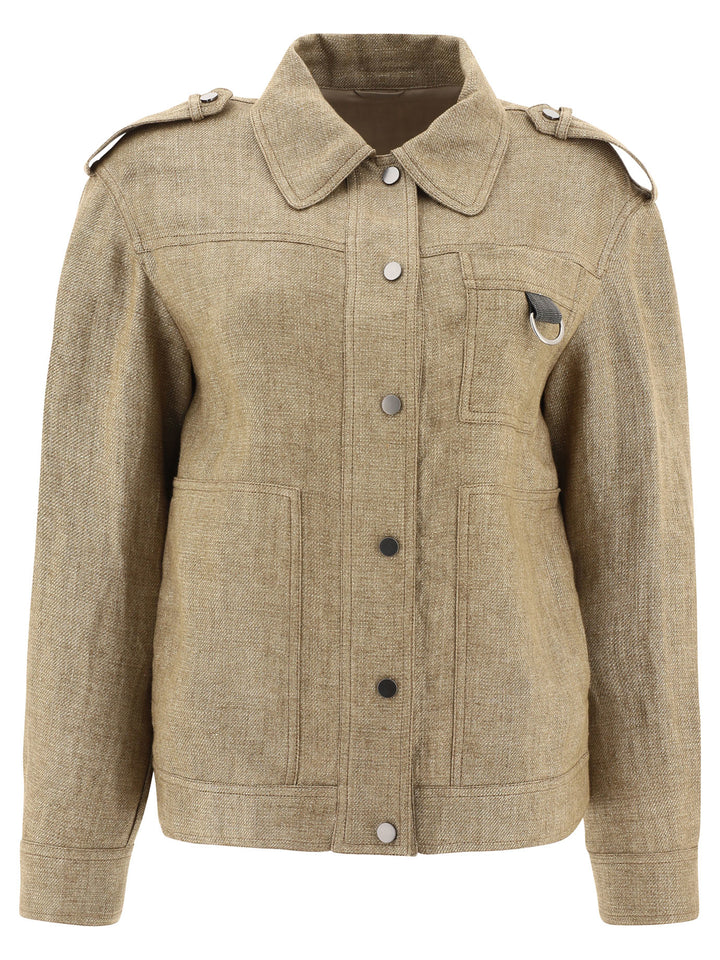 Precious D-Ring Jackets Beige