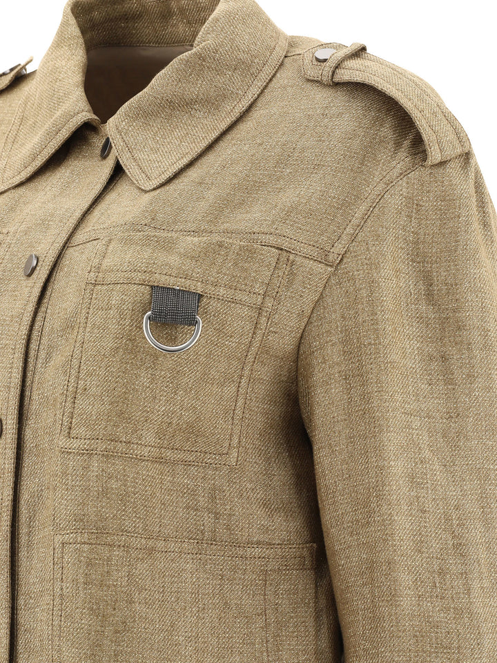 Precious D-Ring Jackets Beige