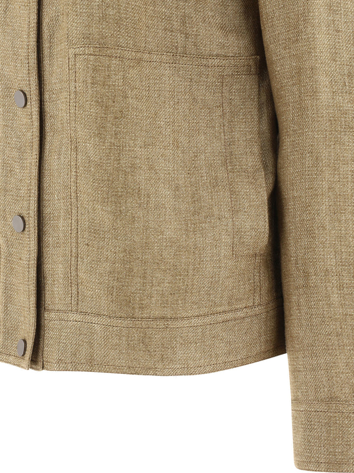 Precious D-Ring Jackets Beige