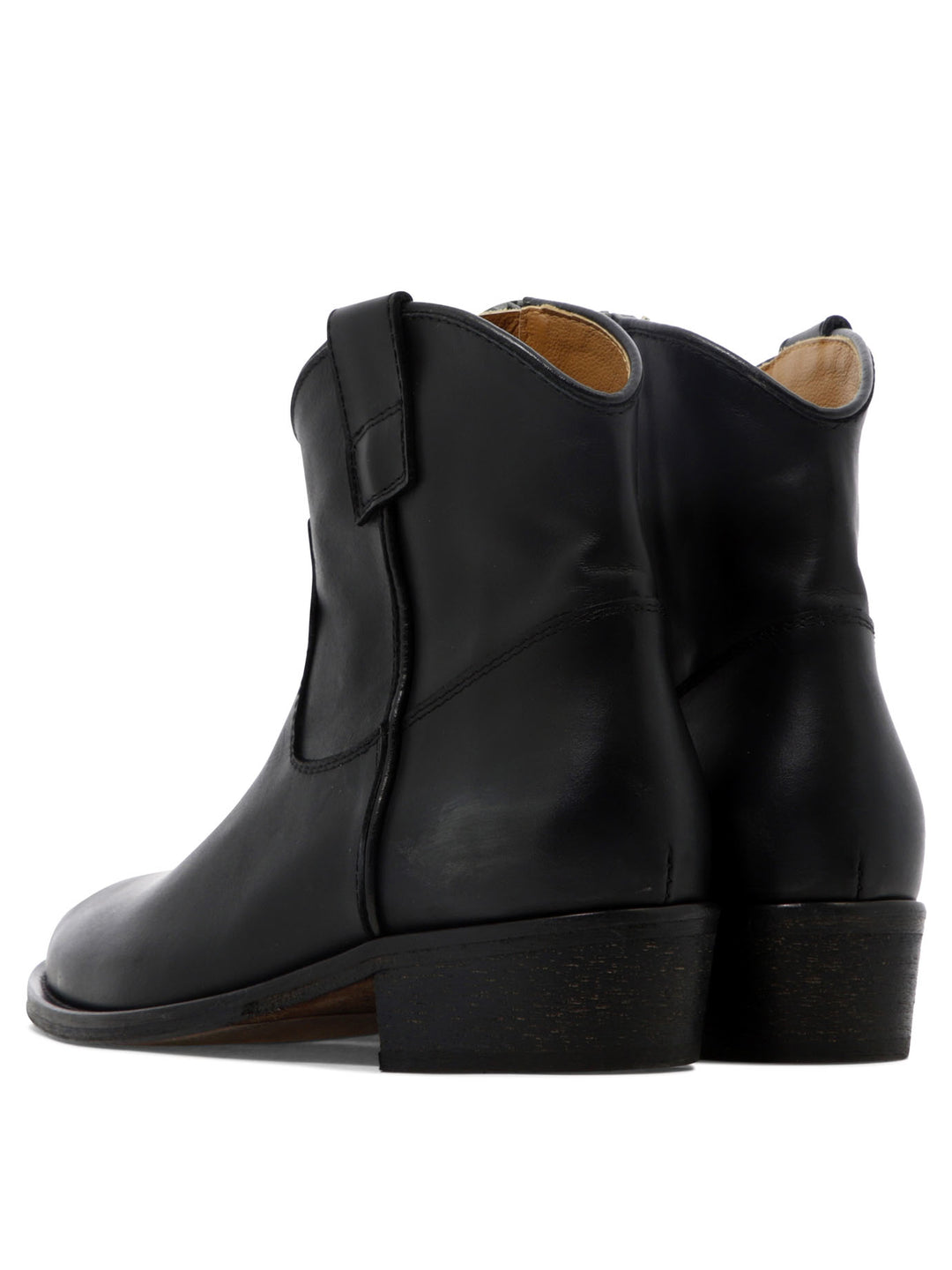 Texan Ankle Boots Black