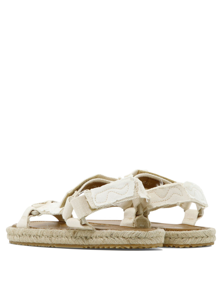 Threadbare Sandals White