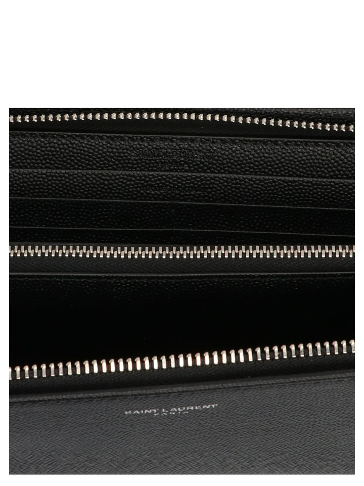 Saint Laurent Paris Wallets, Card Holders Black