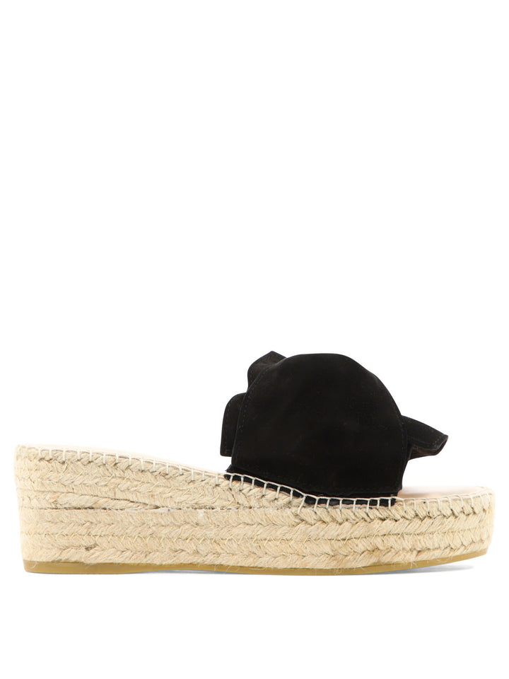 Hamptons Knot Espadrilles Black