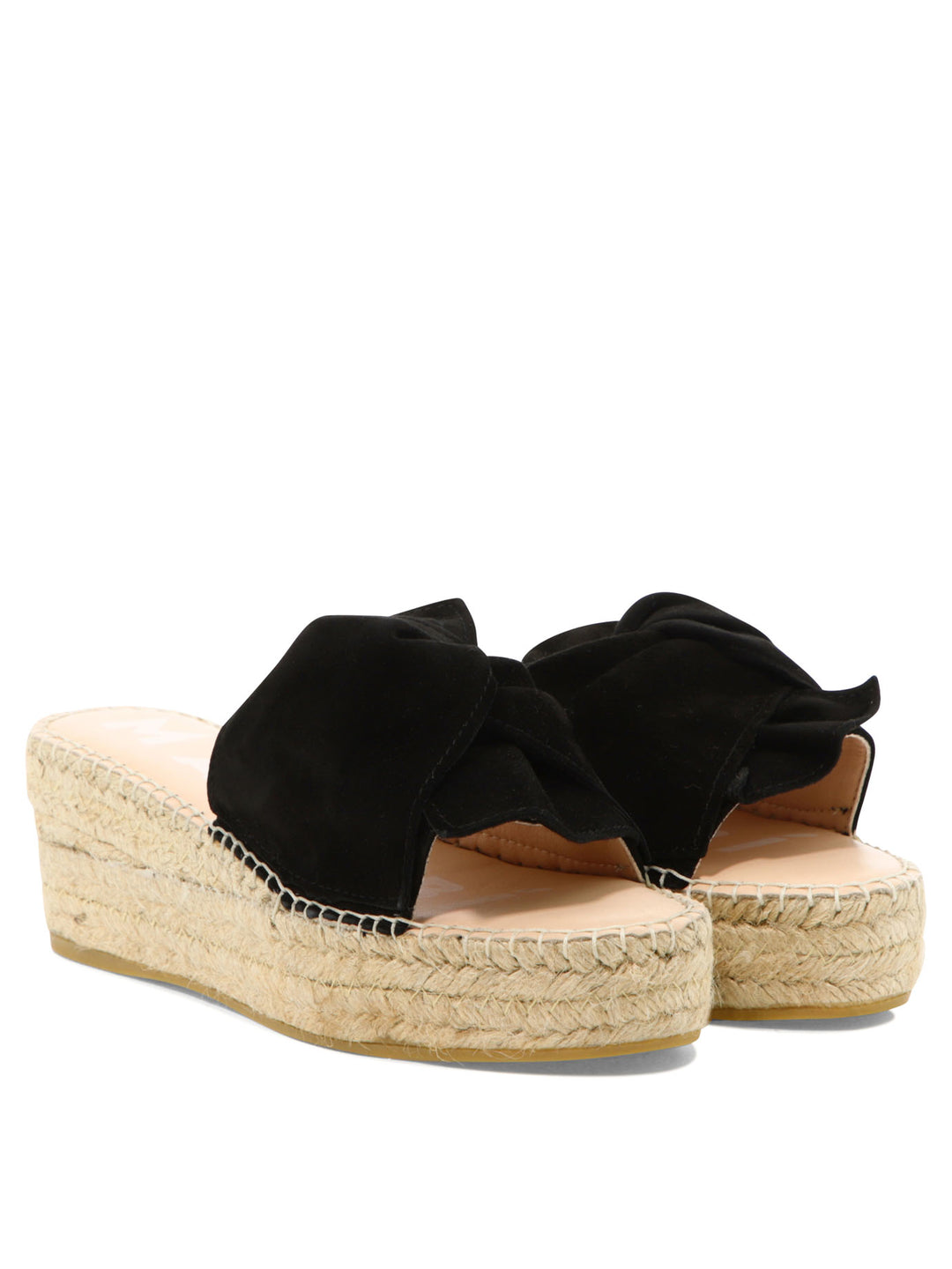 Hamptons Knot Espadrilles Black