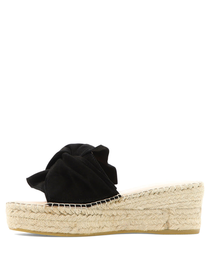 Hamptons Knot Espadrilles Black