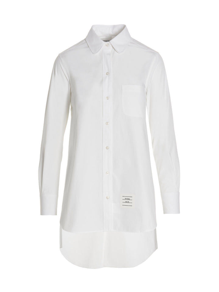 Thom Browne Open Back Shirt and Blouse - White | a4fbf8d3f22b922fd8aff6de56420592ecde8932