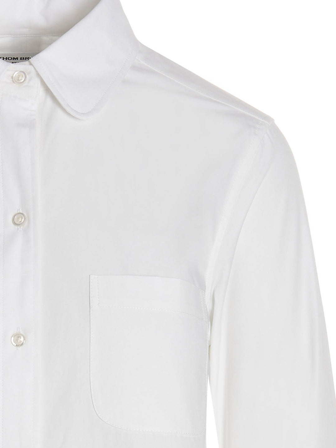 Thom Browne Open Back Shirt and Blouse - White | 4ff4d23af3b74a07961bb5ff07357520c085523d