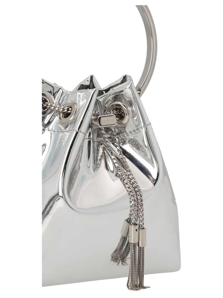 Jimmy Choo Bon Bon Hand Bags - Silver | ece6cca347622ab0123ce9139aee1e6d2e1ee87e