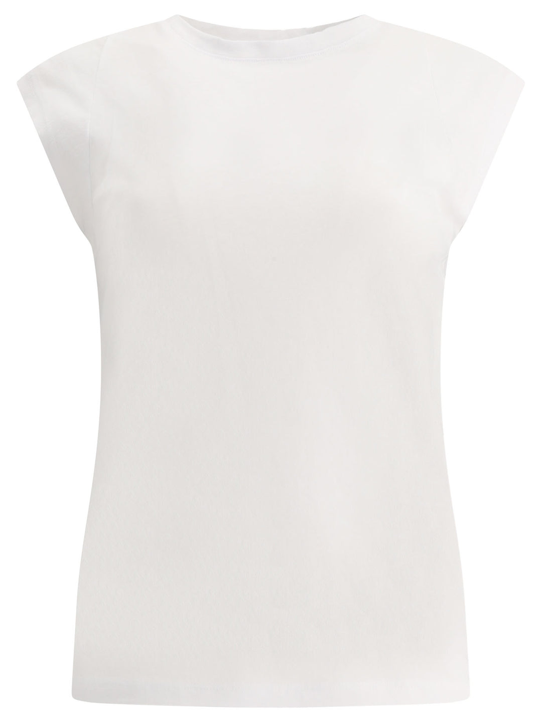 Le Mid Rise Muscle T-Shirts White