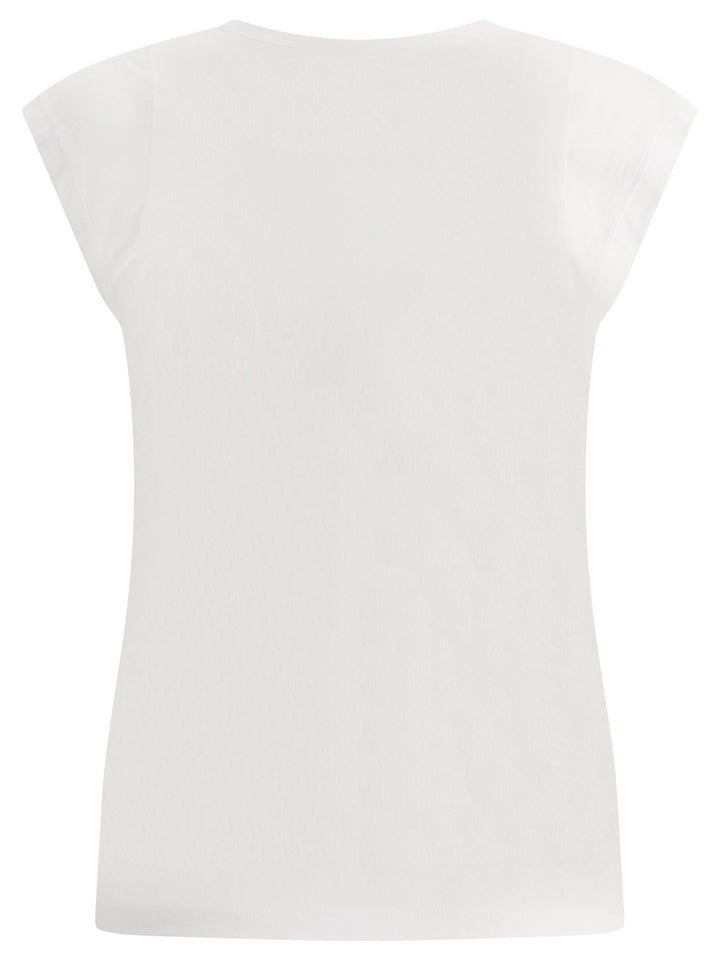 Le Mid Rise Muscle T-Shirts White