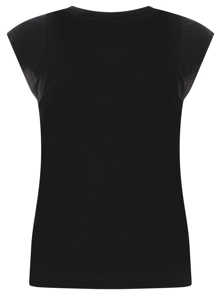 Le Mid Rise Muscle T-Shirts Black