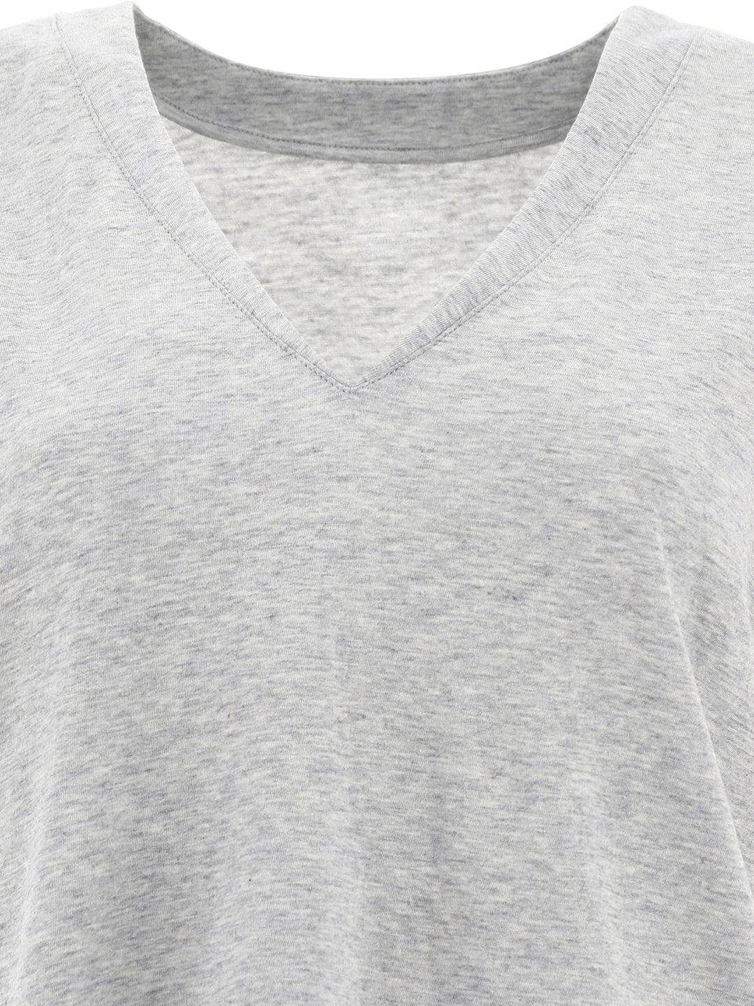 Le Mid Rise V T-Shirts Grey