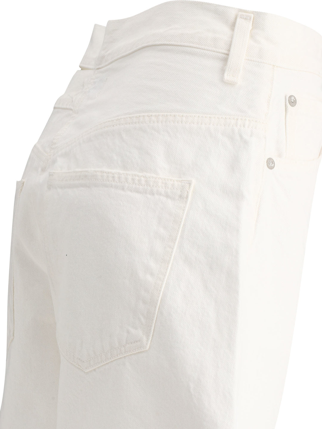 Broken Waistband Short White