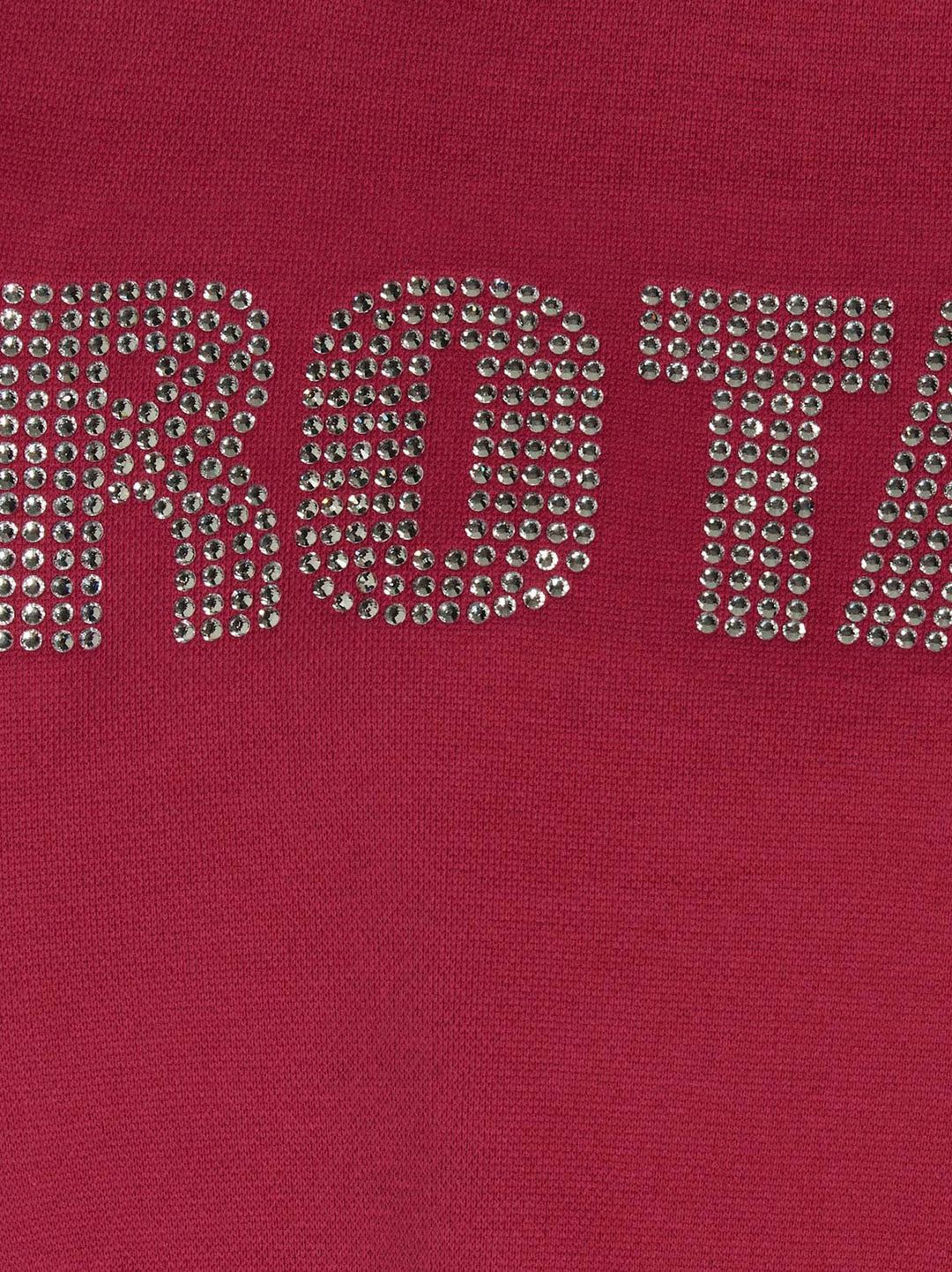 Rotate Birger Christensen Firm Rhinestone Sweatshirt - Fuchsia | be68f76f00b1c8aa5487fbf84cf5b815789e1781