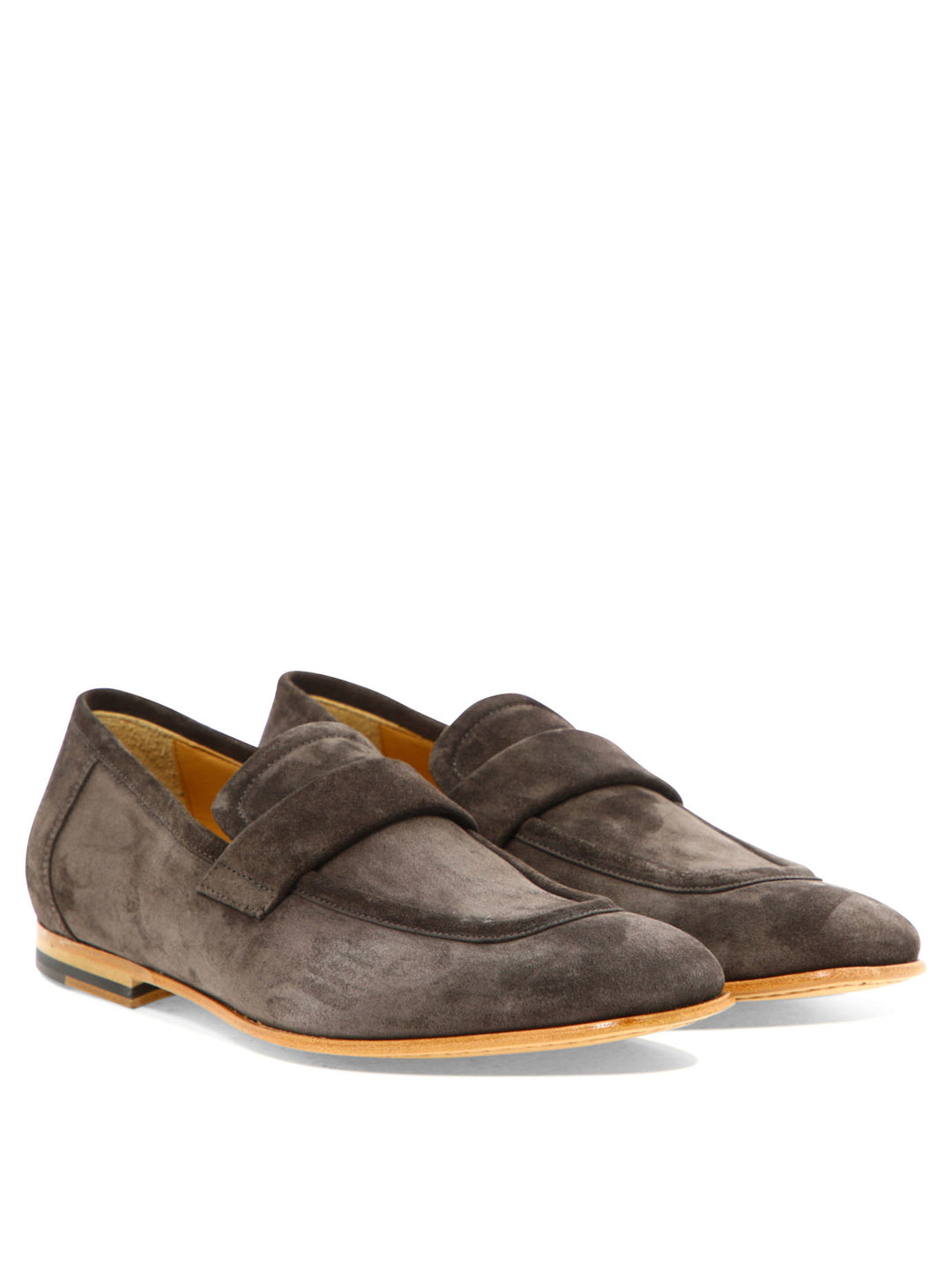 Suede Loafers Loafers & Slippers Brown