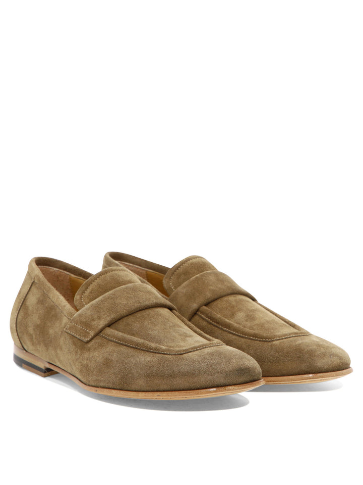 Suede Loafers Loafers & Slippers Brown