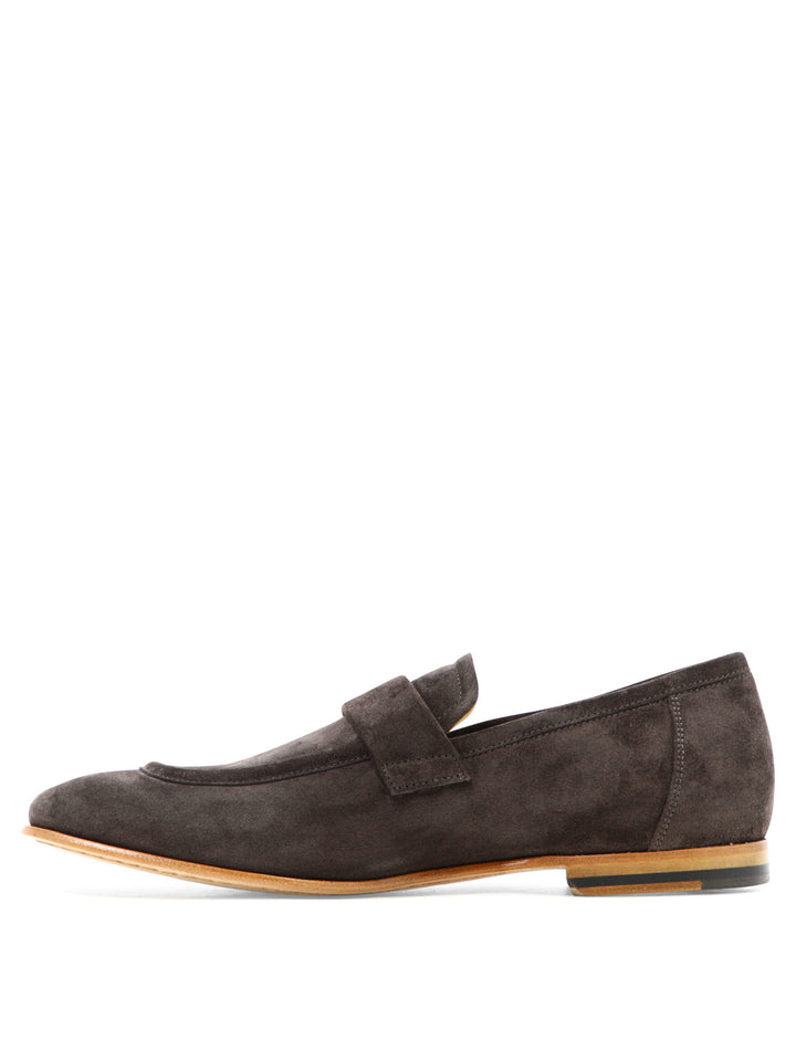 Suede Loafers Loafers & Slippers Brown