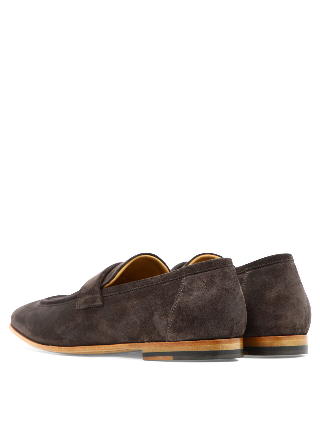 Suede Loafers Loafers & Slippers Brown