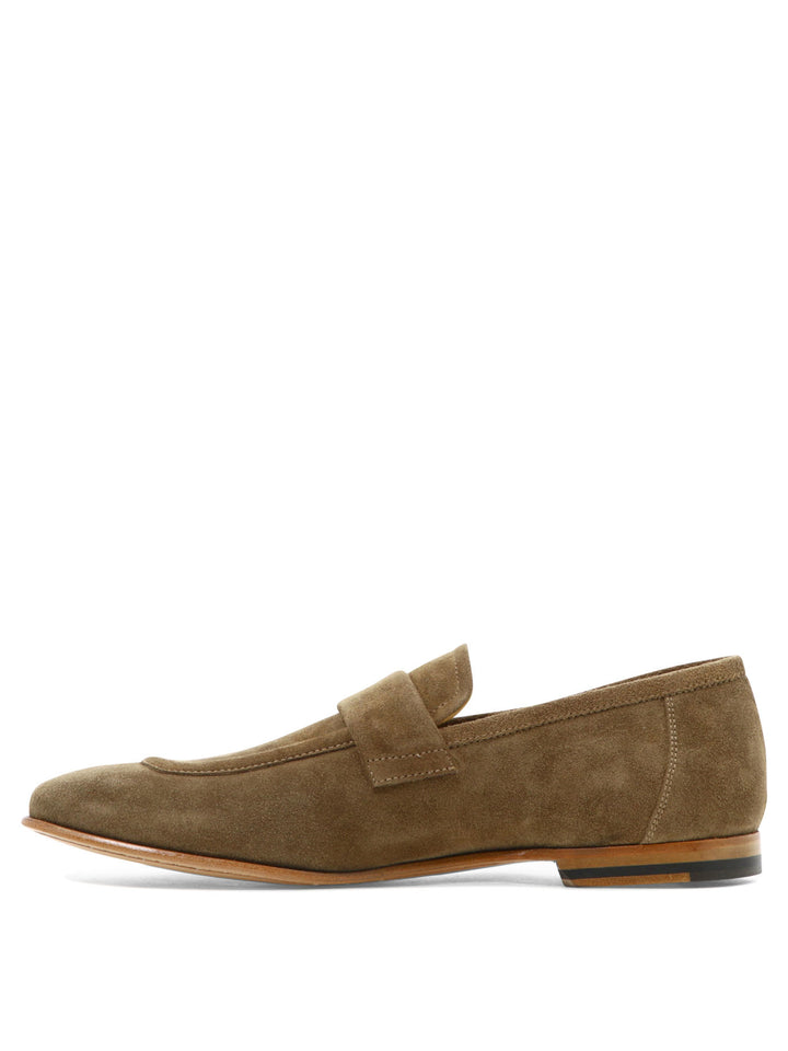 Suede Loafers Loafers & Slippers Brown