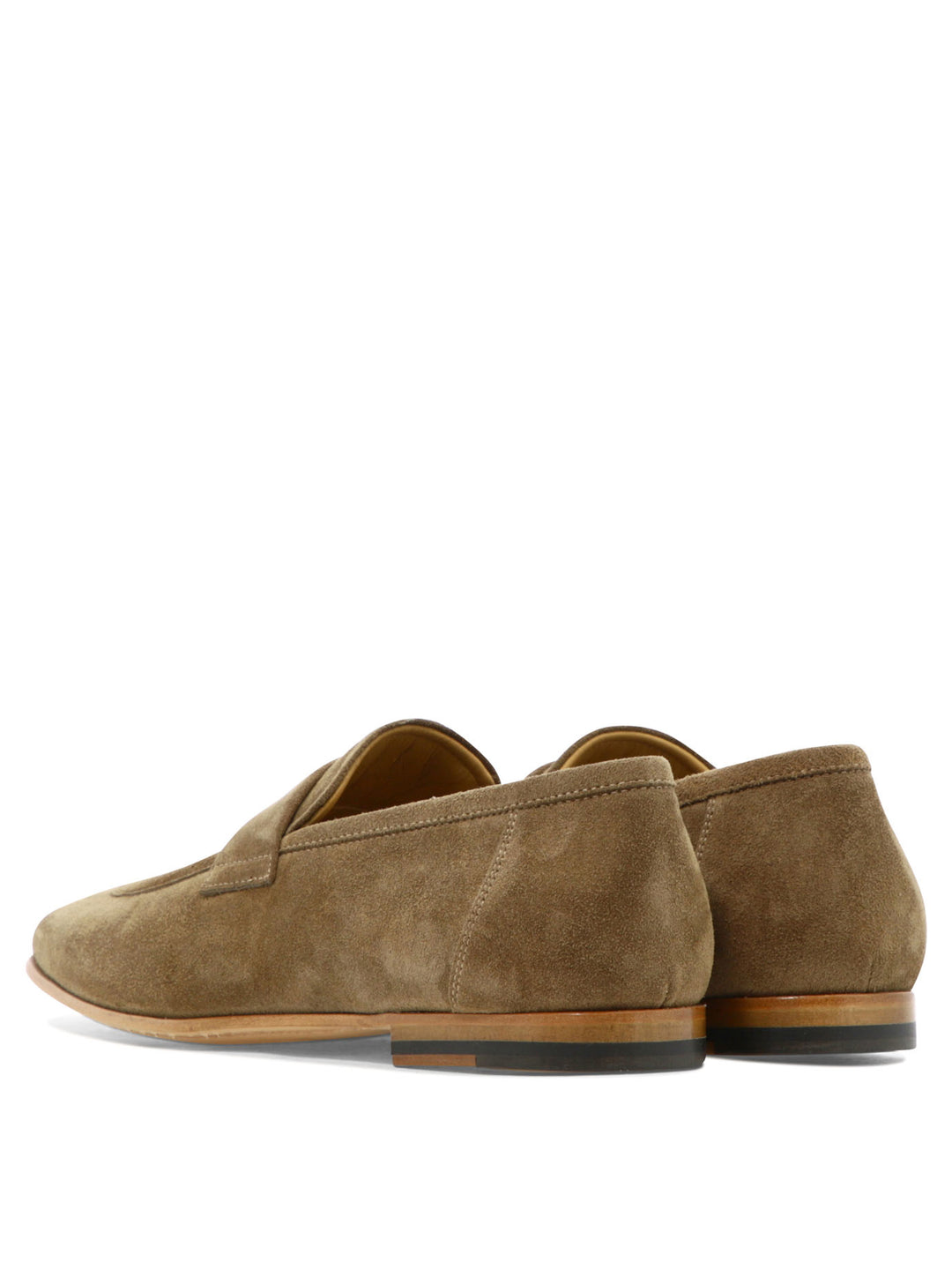 Suede Loafers Loafers & Slippers Brown