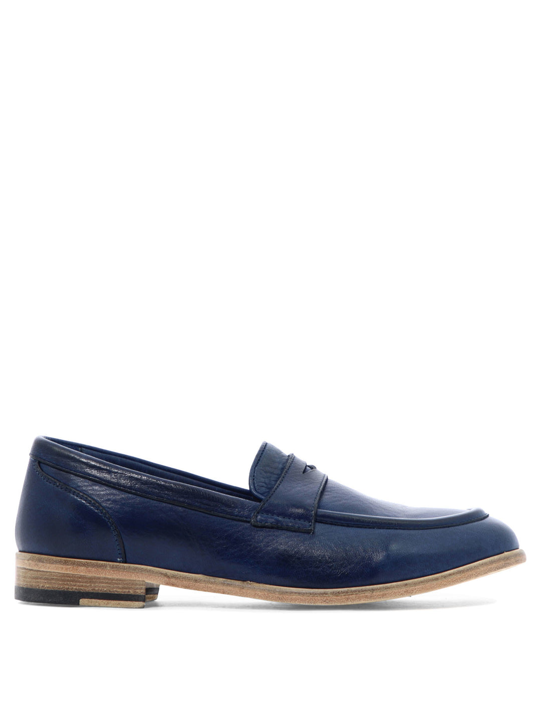 Classic Leather Loafers Loafers & Slippers Blue