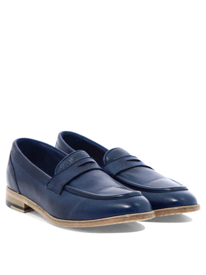 Classic Leather Loafers Loafers & Slippers Blue