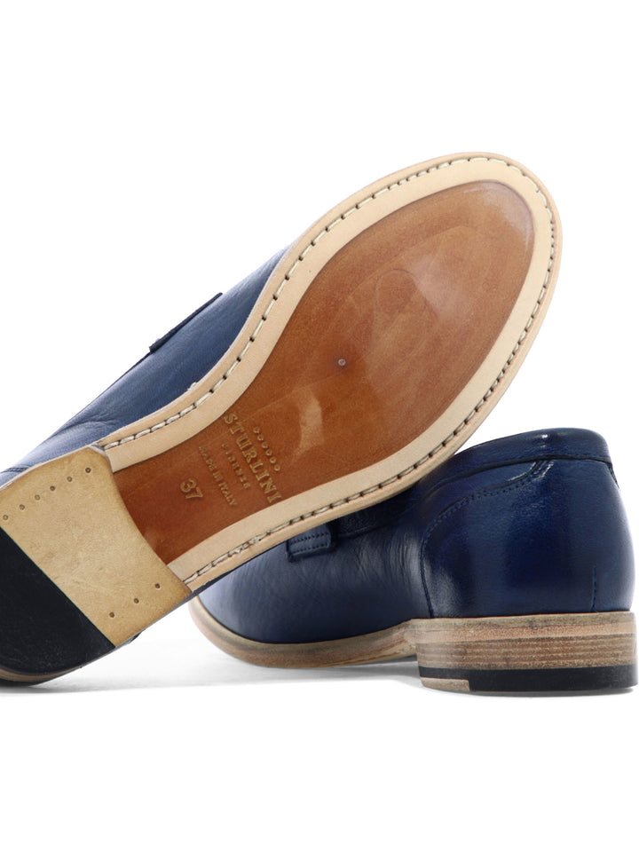 Classic Leather Loafers Loafers & Slippers Blue