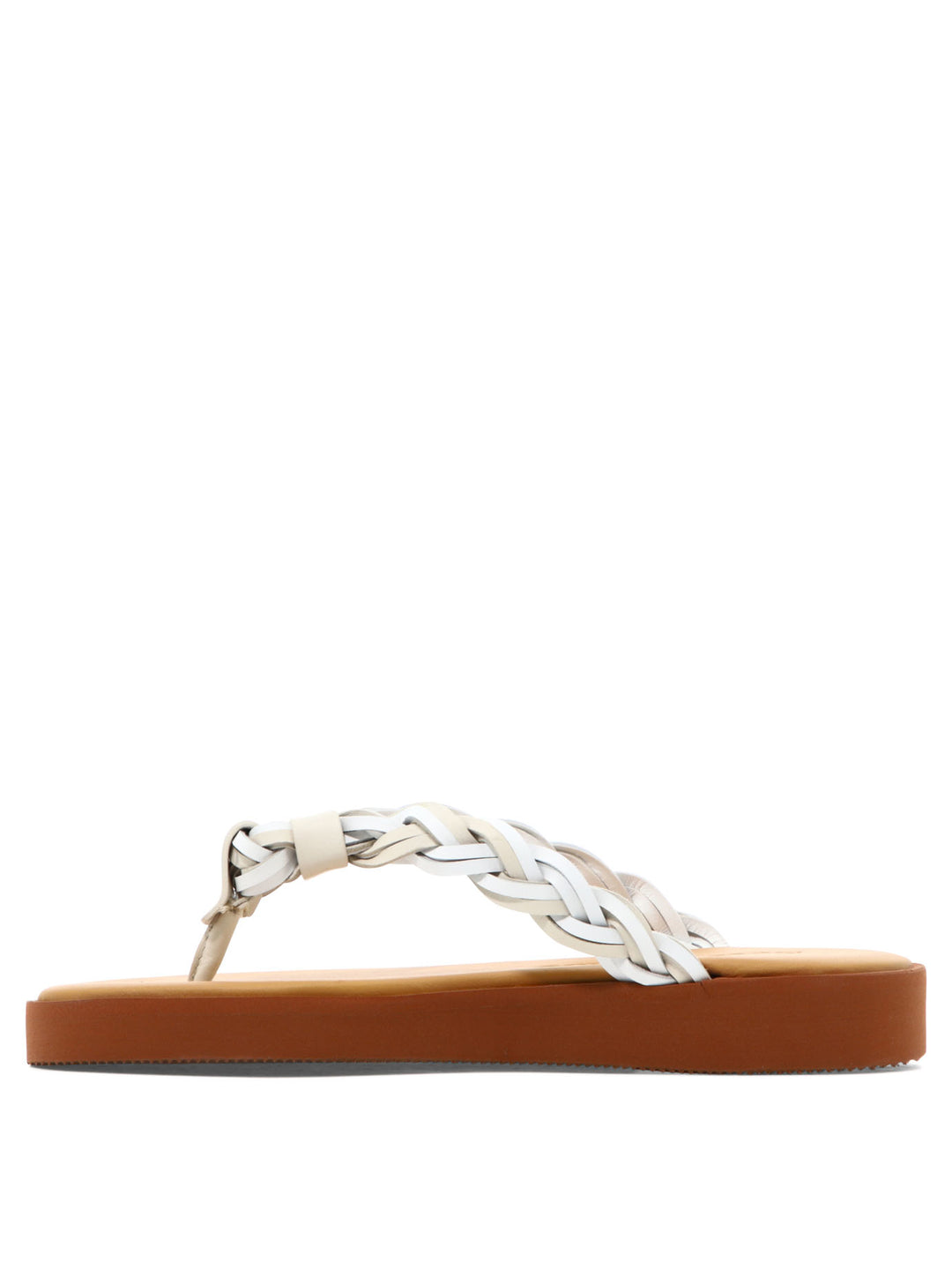 New Gaucho Sandals White