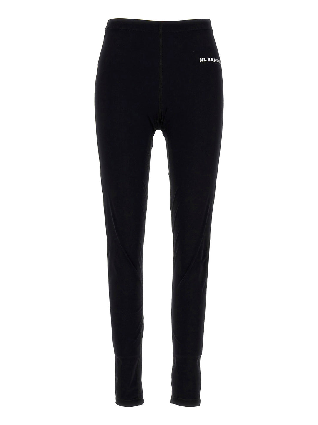 Jil Sander Logo Print Leggings - Black | 7fd4309107f0f92e220b8c26cafdbc94e2cbc15e