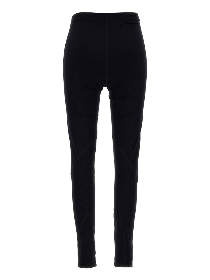 Jil Sander Logo Print Leggings - Black | dae7a13431aacf223be84a24462fc2517d926843