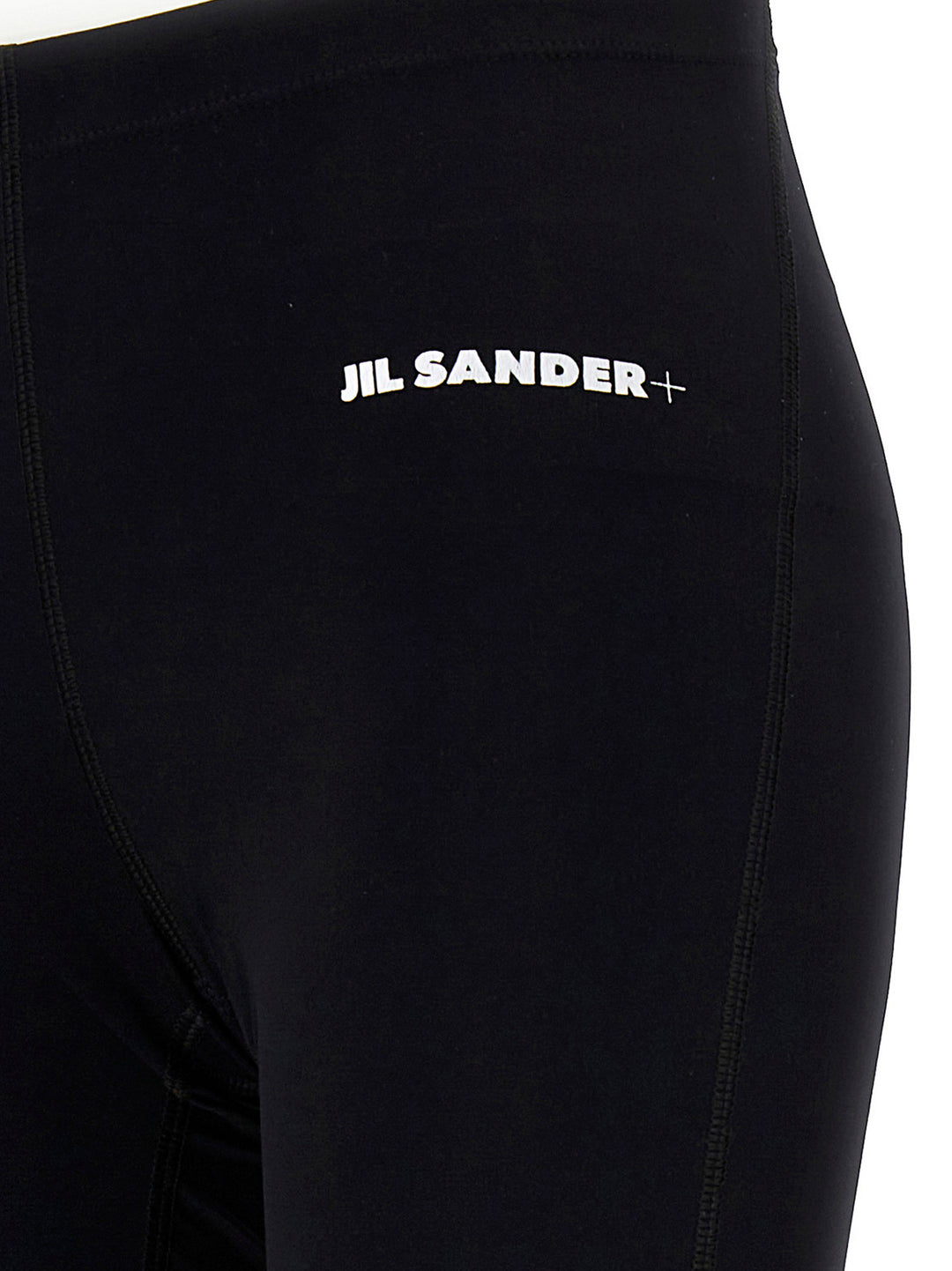 Jil Sander Logo Print Leggings - Black | 494dbd866a2cf2962b90b139131c5d45db030777